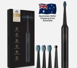 Sonic Electric Toothbrush Rechargeable USB 5 Modes | Soft Bristles, Waterproof
