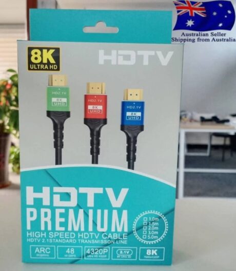 8K HDMI Cable 2.1V Copper Clad Steel HD Video Lead for TV Monitor (5M)